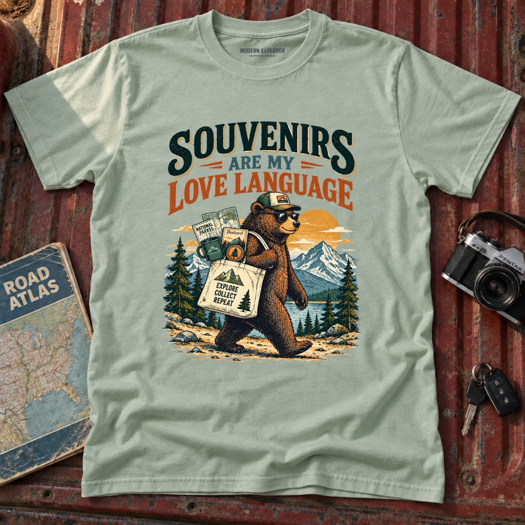 'Souvenirs Are My Love Language' Travel Graphic Tee