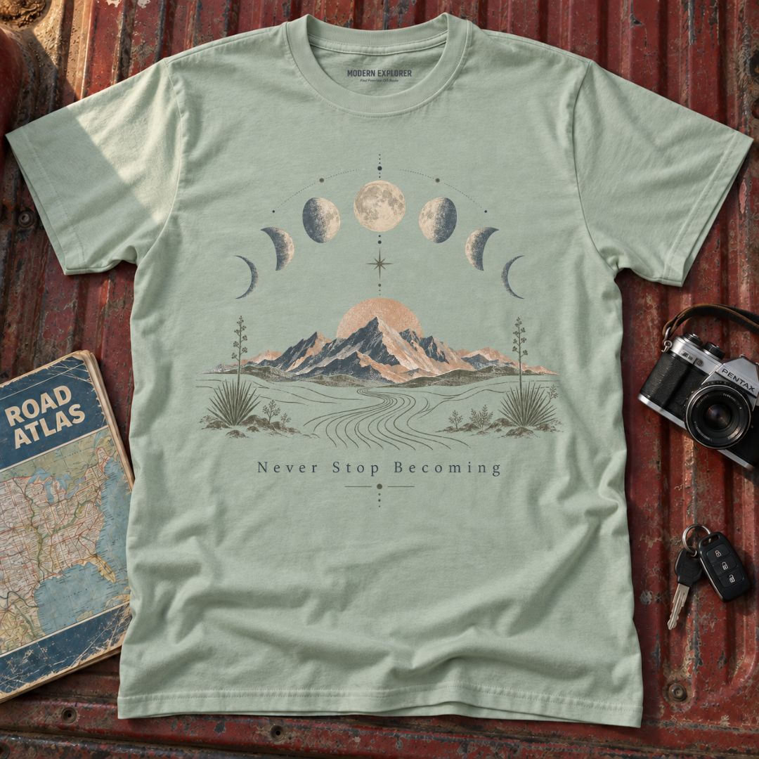 "Never Stop Becoming" Graphic Tee