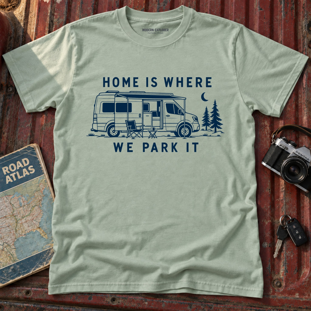"Home is Where We Park It" Graphic Tee