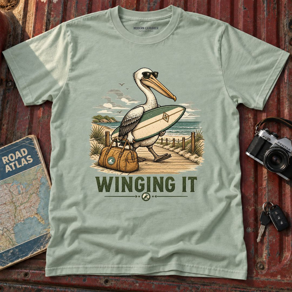 "Winging It" Beach Tee