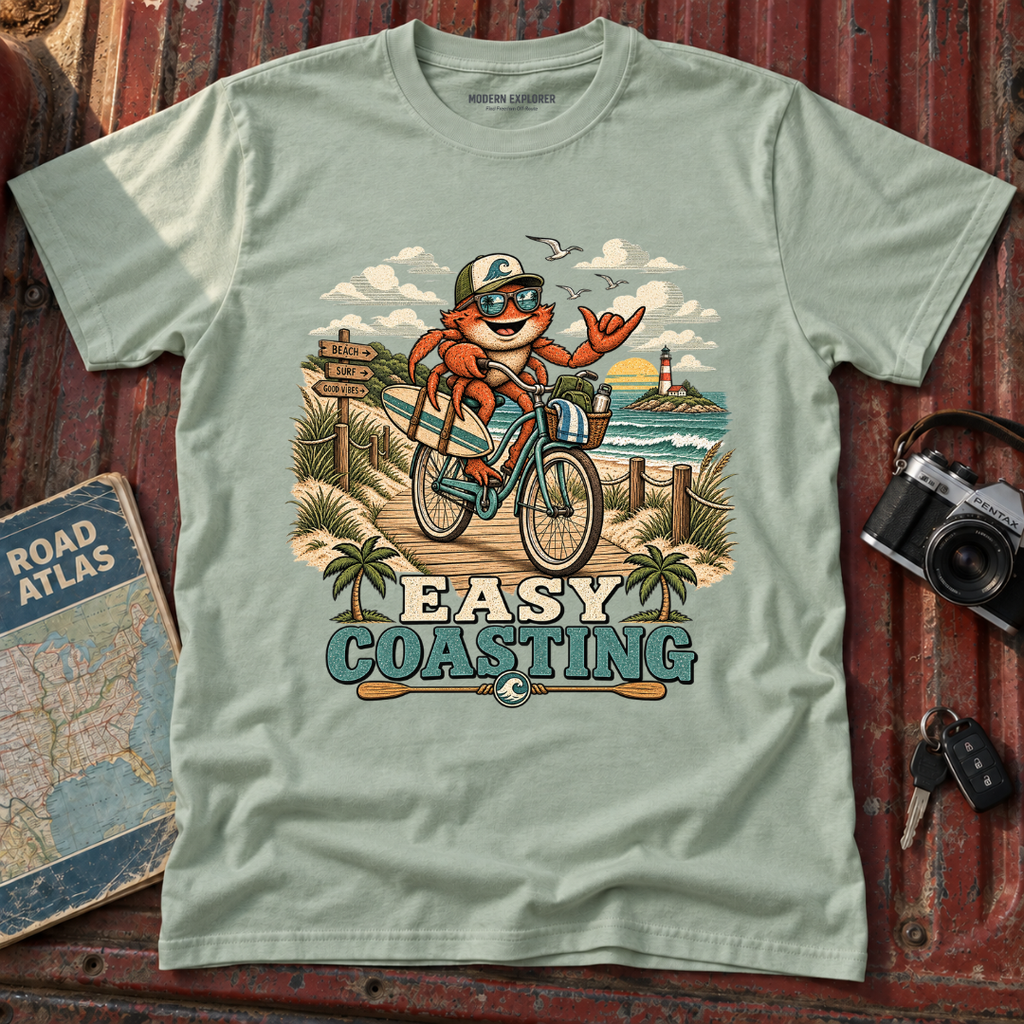 Easy Coasting Beach Graphic Tee