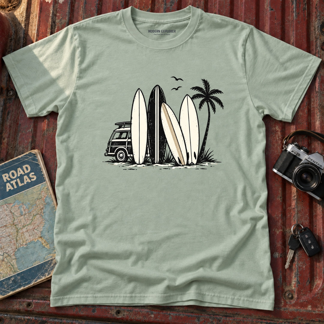 'Coastal State of Mind' Surf Graphic Tee