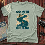 "Go With The Flow" Graphic Tee