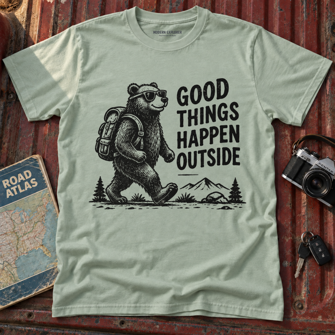 Good Things Happen Outside Graphic Tee