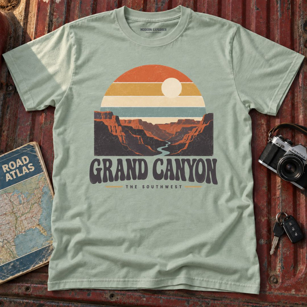 Grand Canyon Retro Sunset Tee