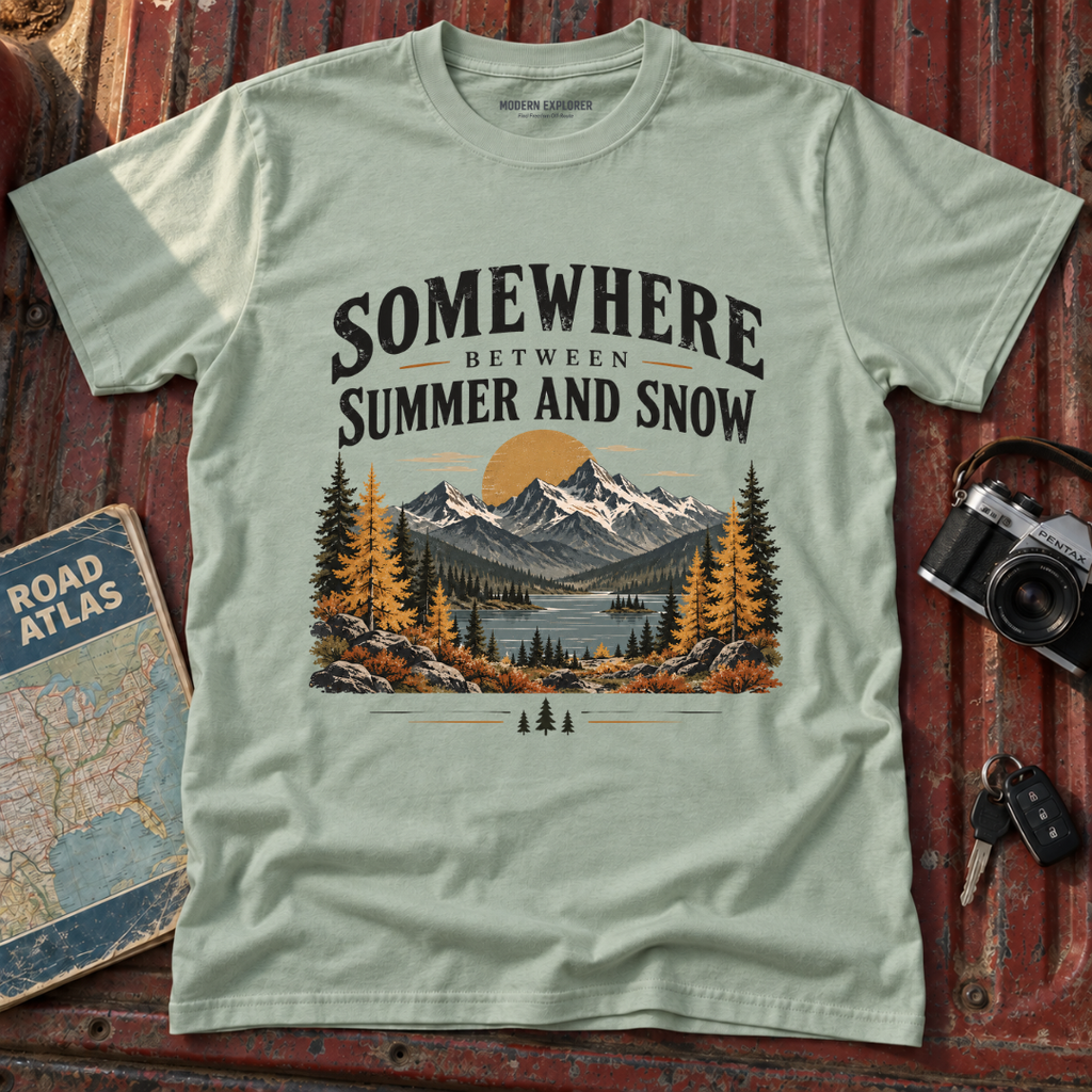 Somewhere Between Summer and Snow Tee