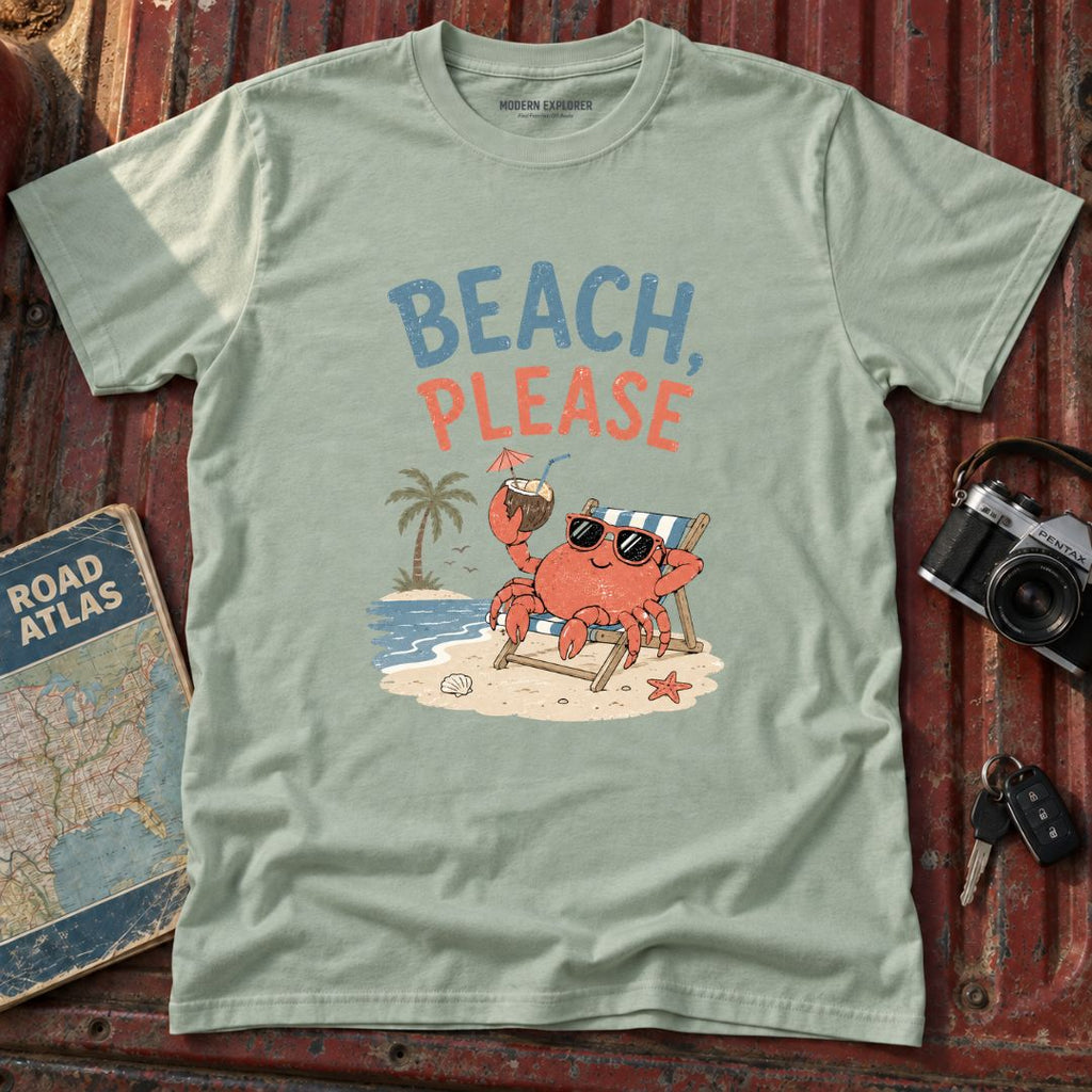 'Beach, Please' T-Shirt