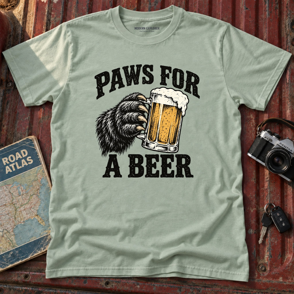 "Paws for a Beer" Tee