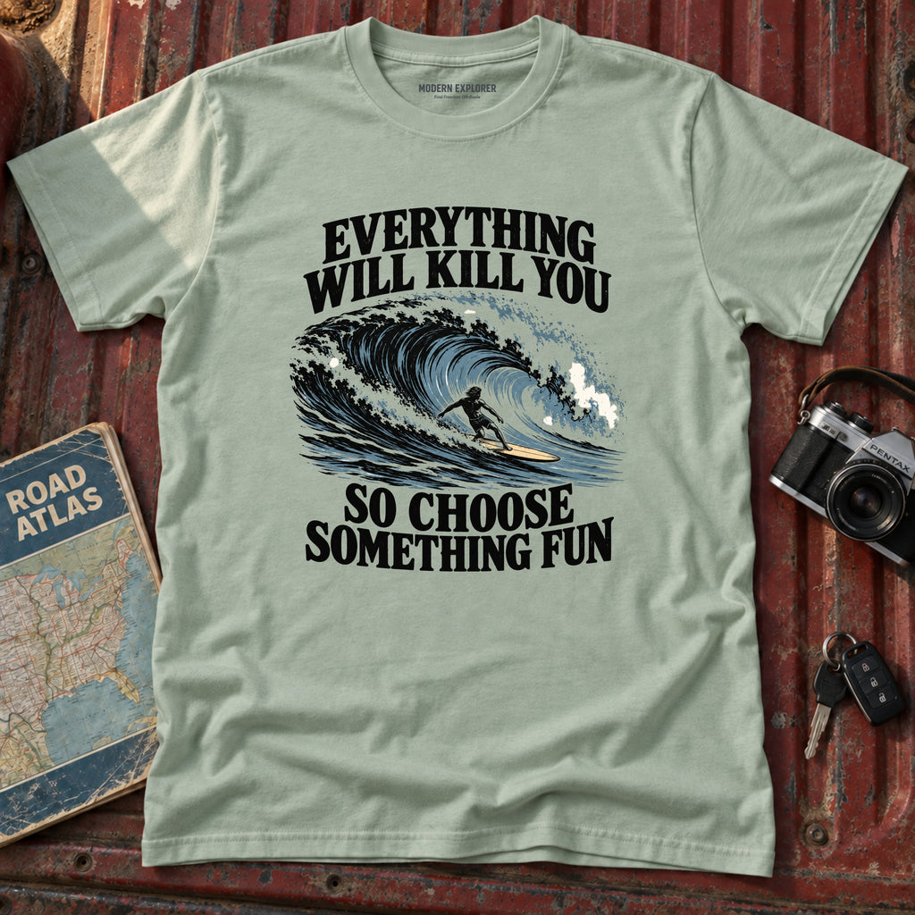 'Choose Something Fun' Surf Tee