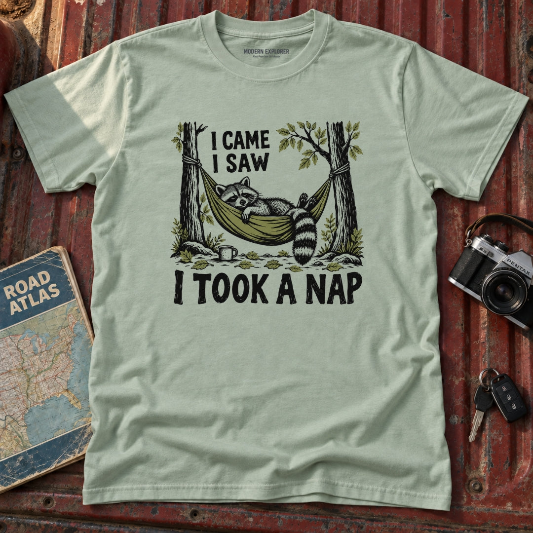 "I Came I Saw I Took a Nap" Graphic Tee