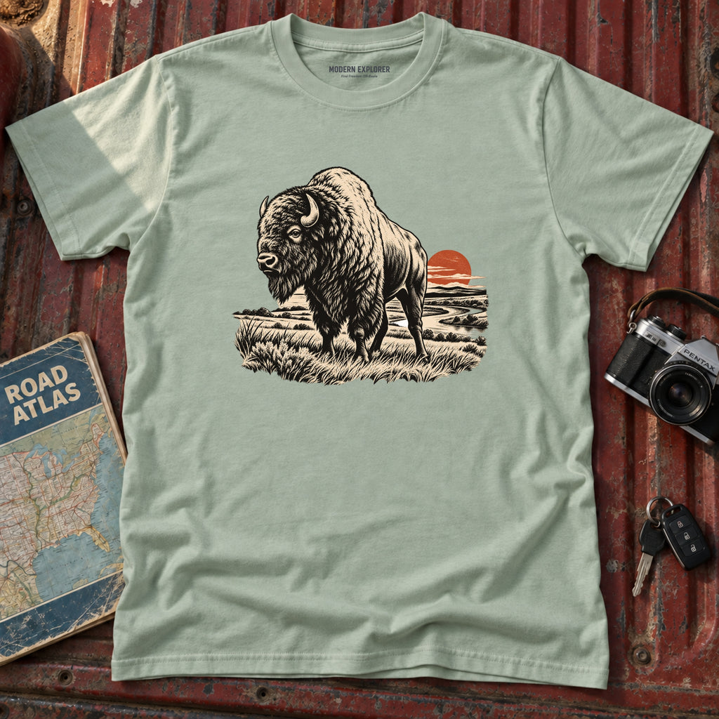 Roaming Plains Bison Tee