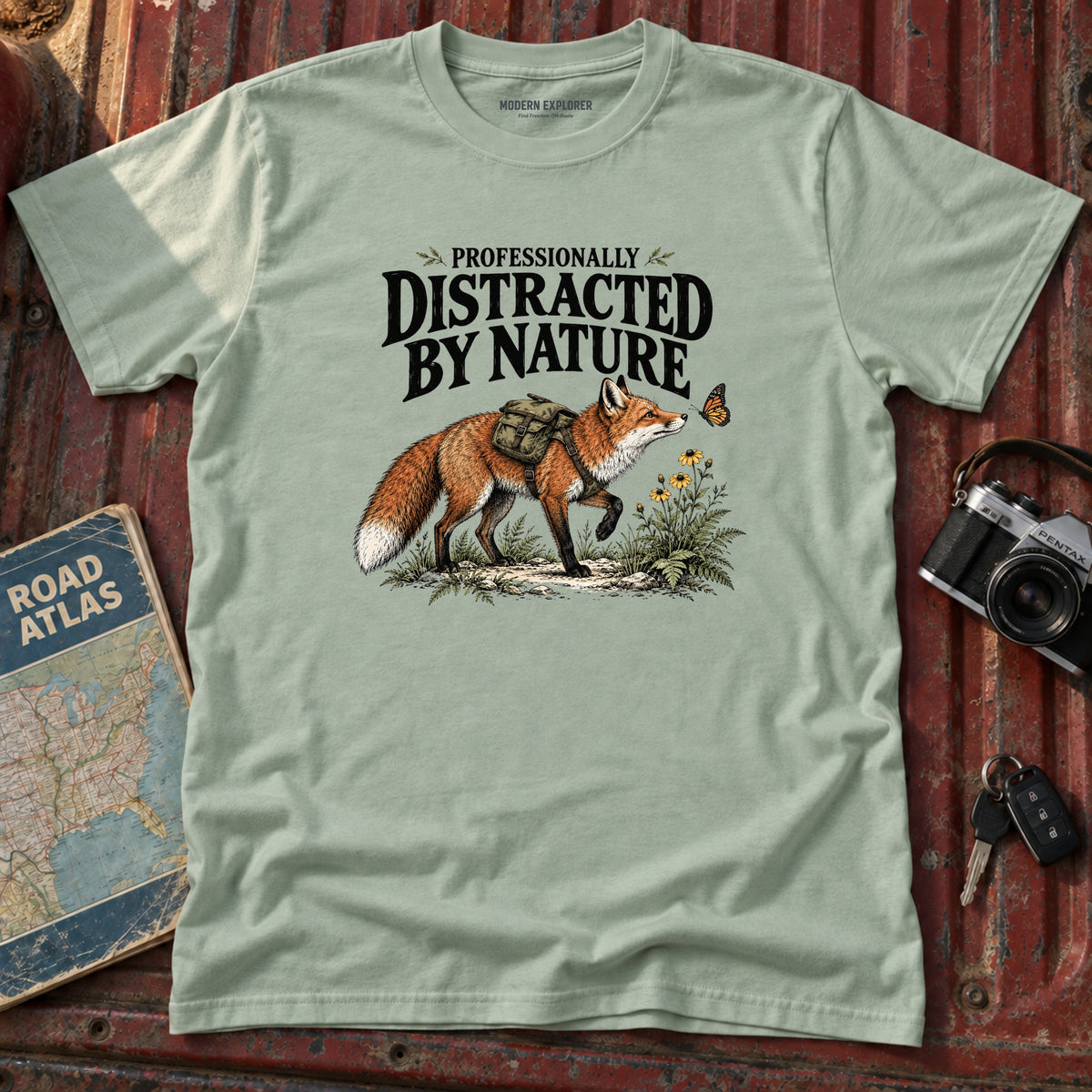 "Distracted by Nature" Tee