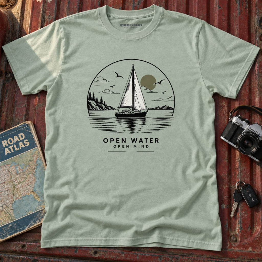 'Open Water, Open Mind' Sailboat T-Shirt