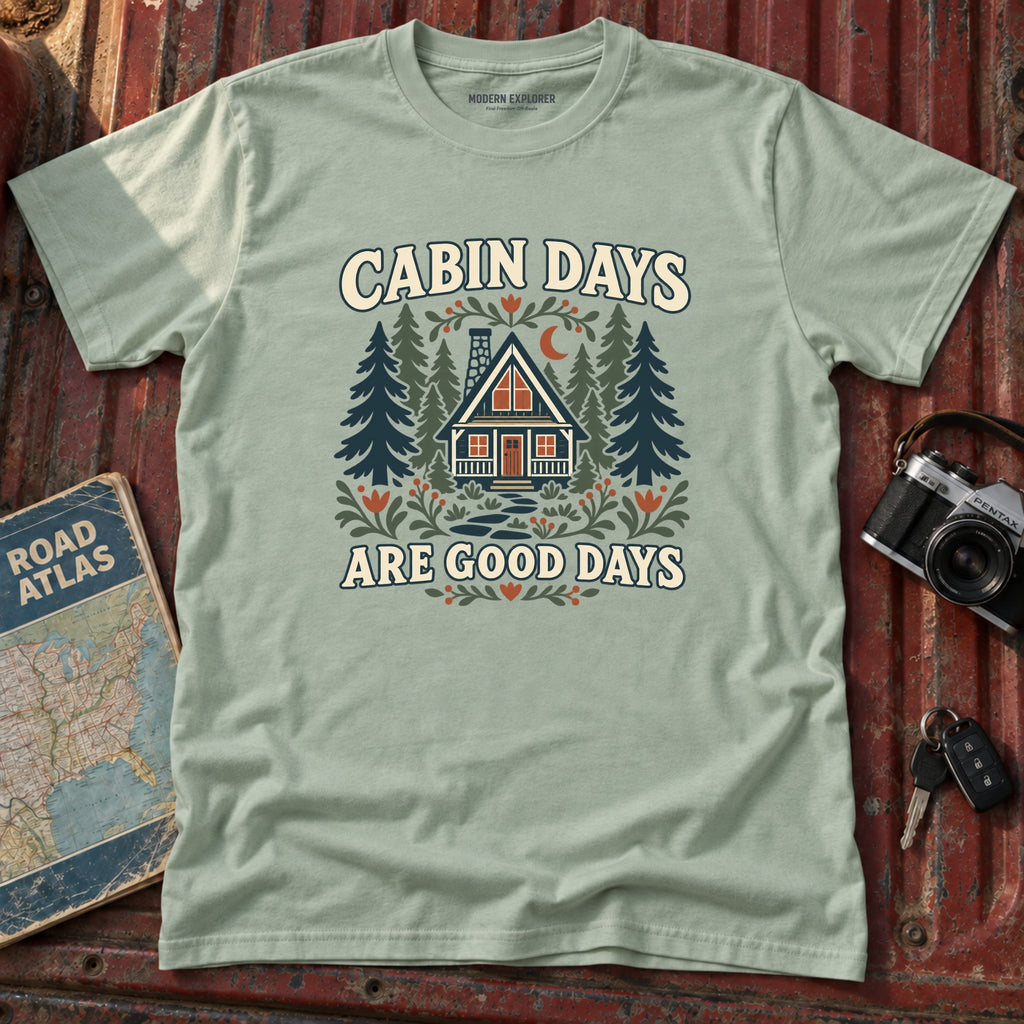 'Cabin Days are Good Days' Graphic Tee