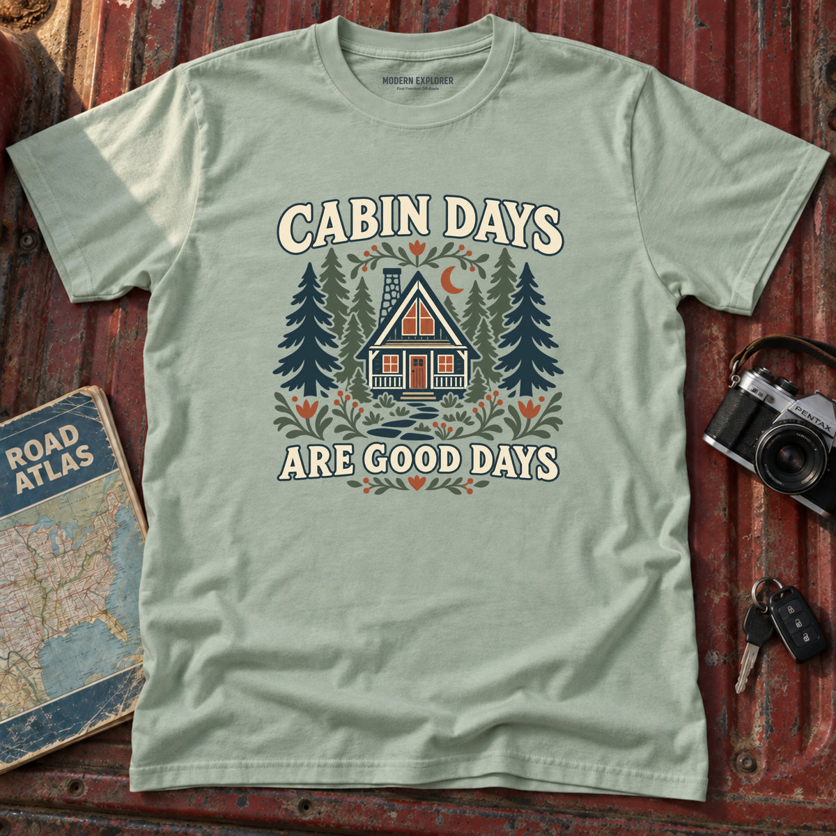 'Cabin Days are Good Days' Graphic Tee