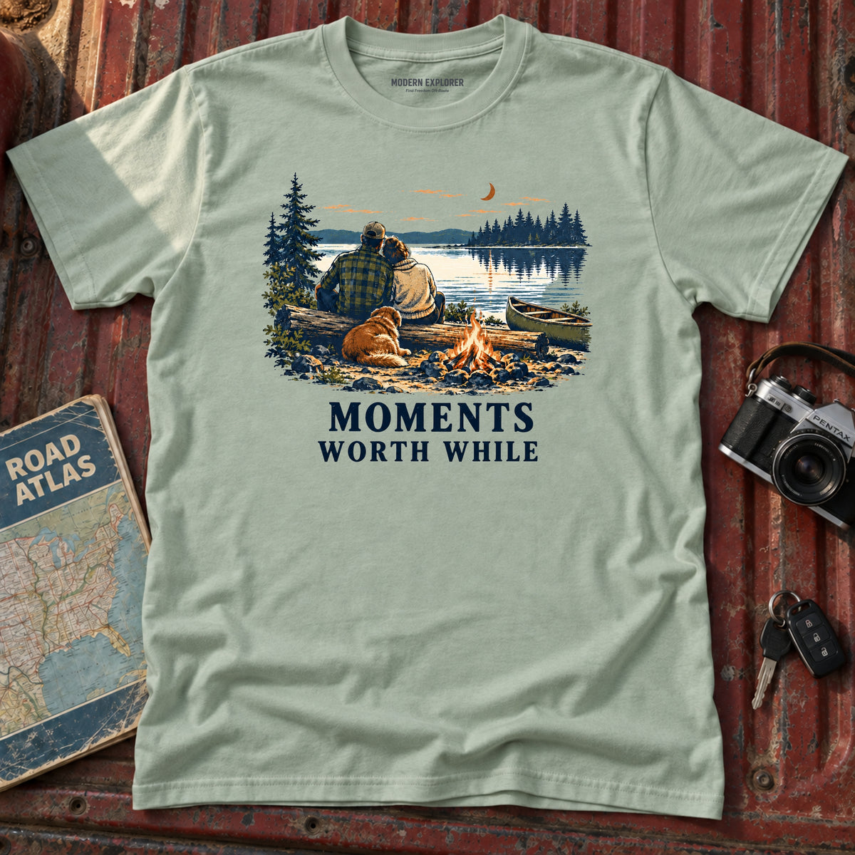 "Moments Worth While" Beach Tee