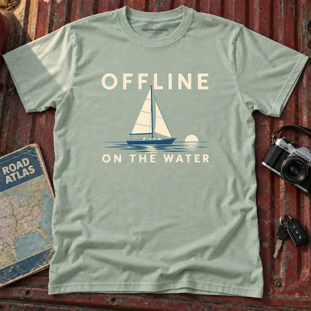 'Offline on the Water' Graphic Tee
