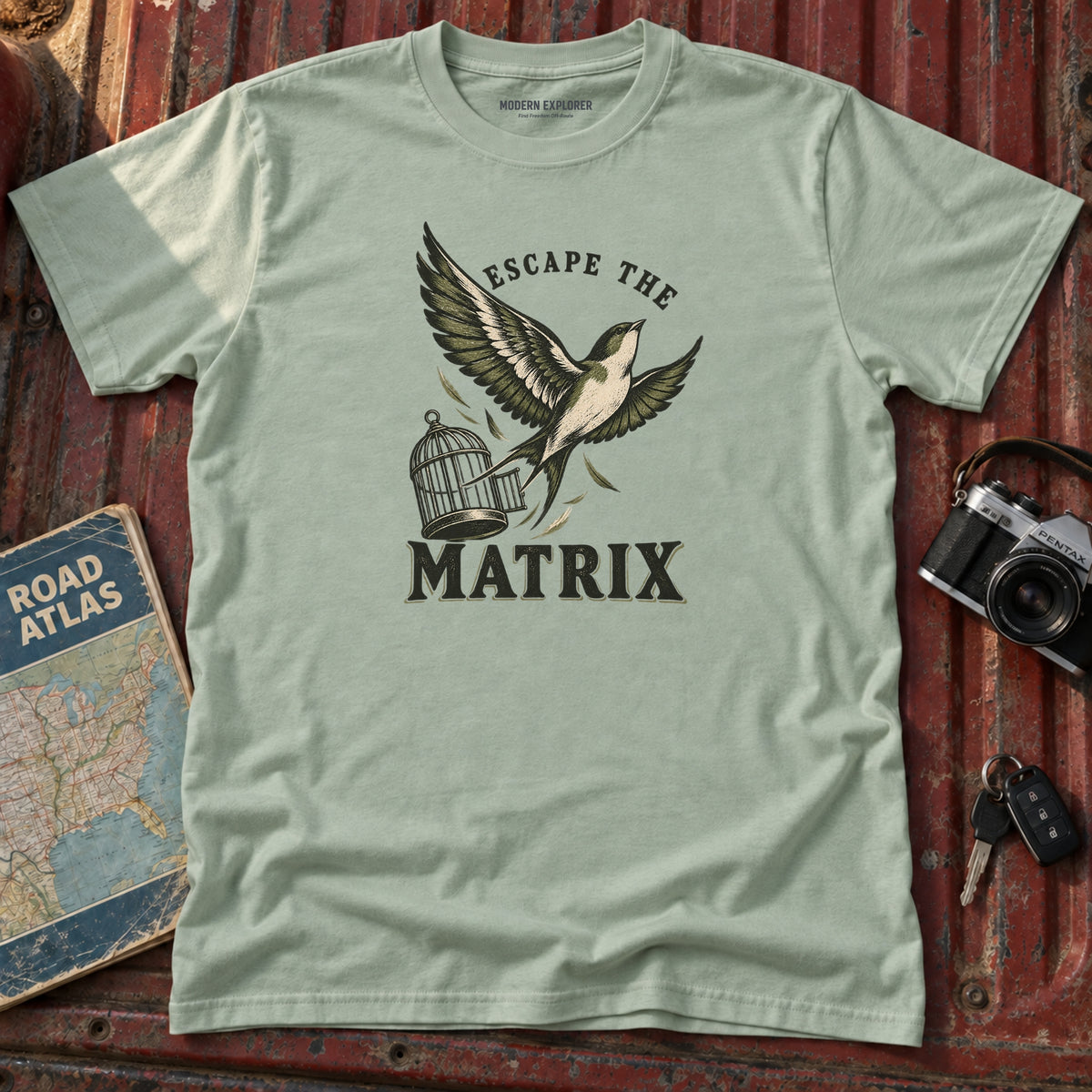 Escape the Matrix Bird Tee