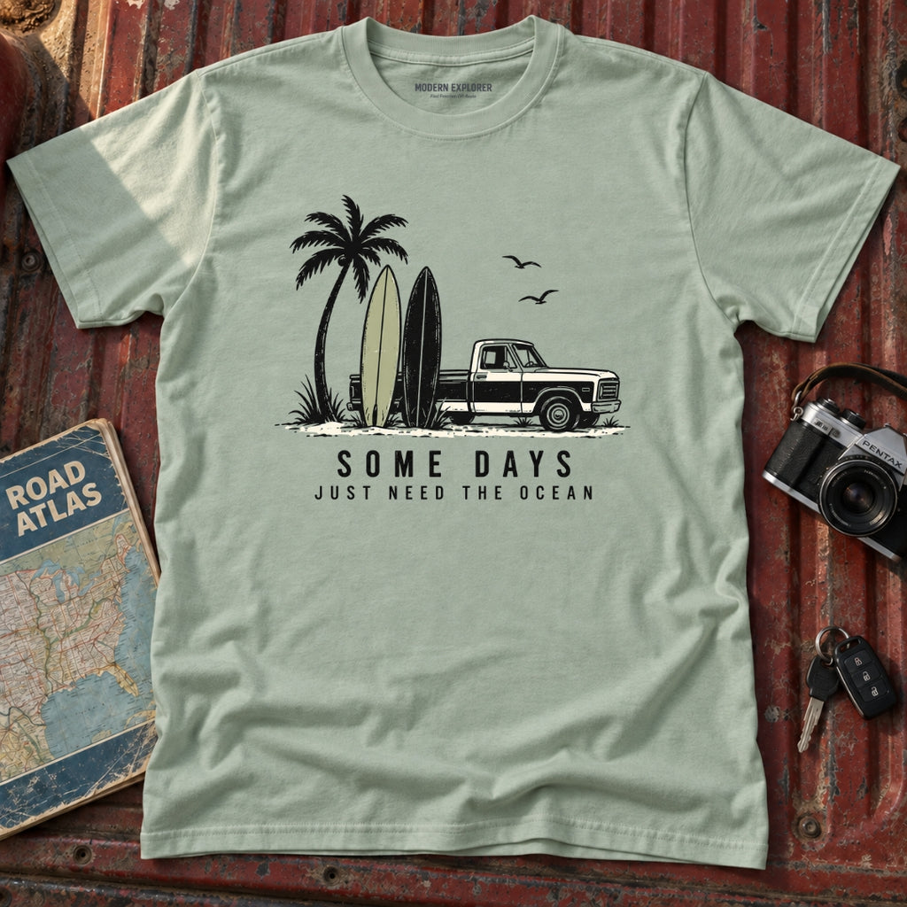 'Some Days' Surf Graphic Tee