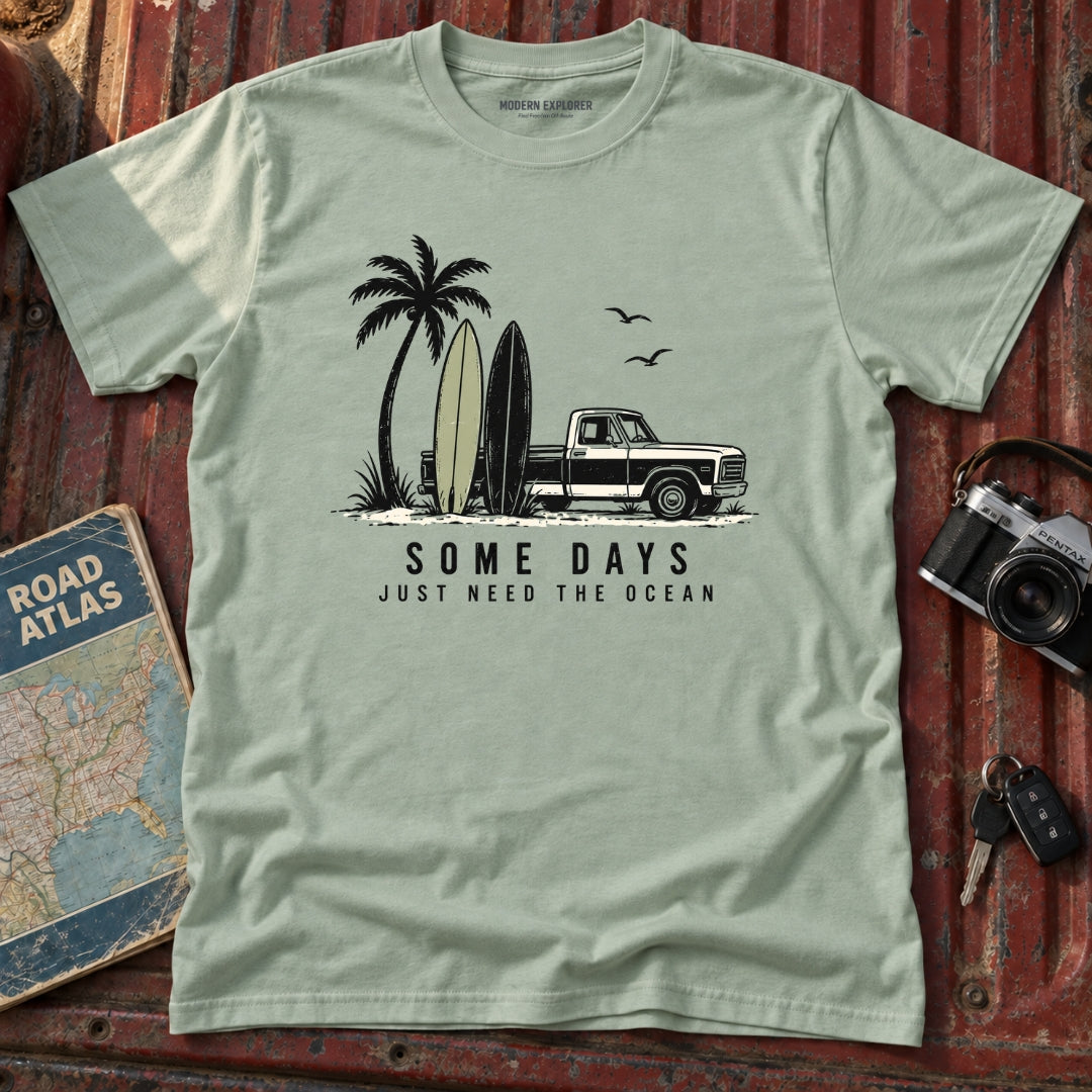 'Some Days' Surf Graphic Tee