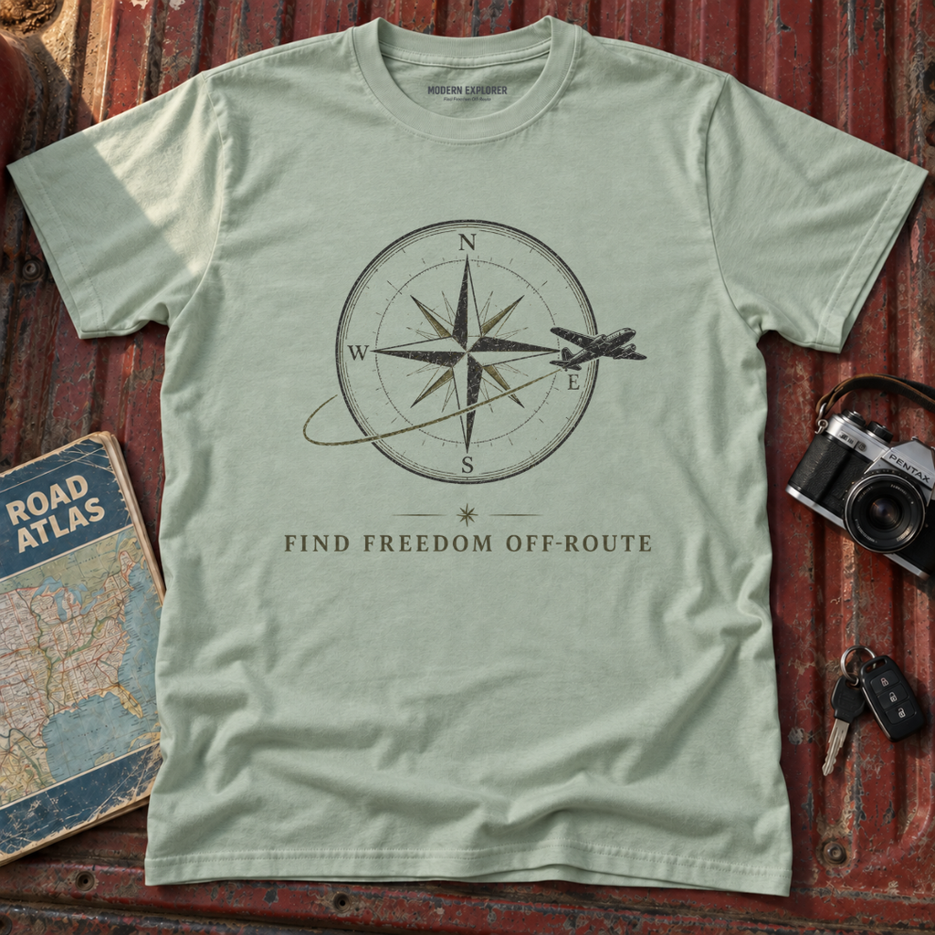 Find Freedom Off Route Travel Tee