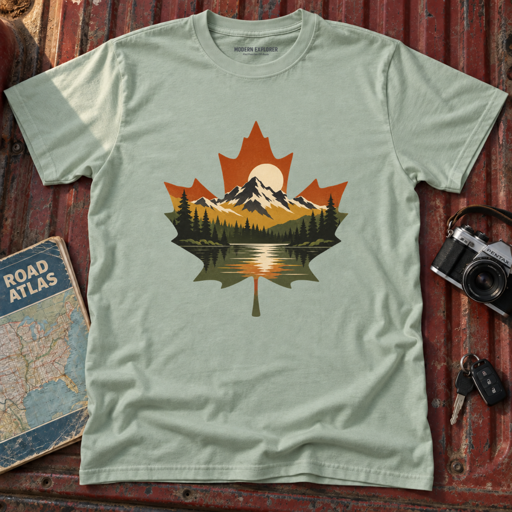 Maple Mountain Landscape T-Shirt