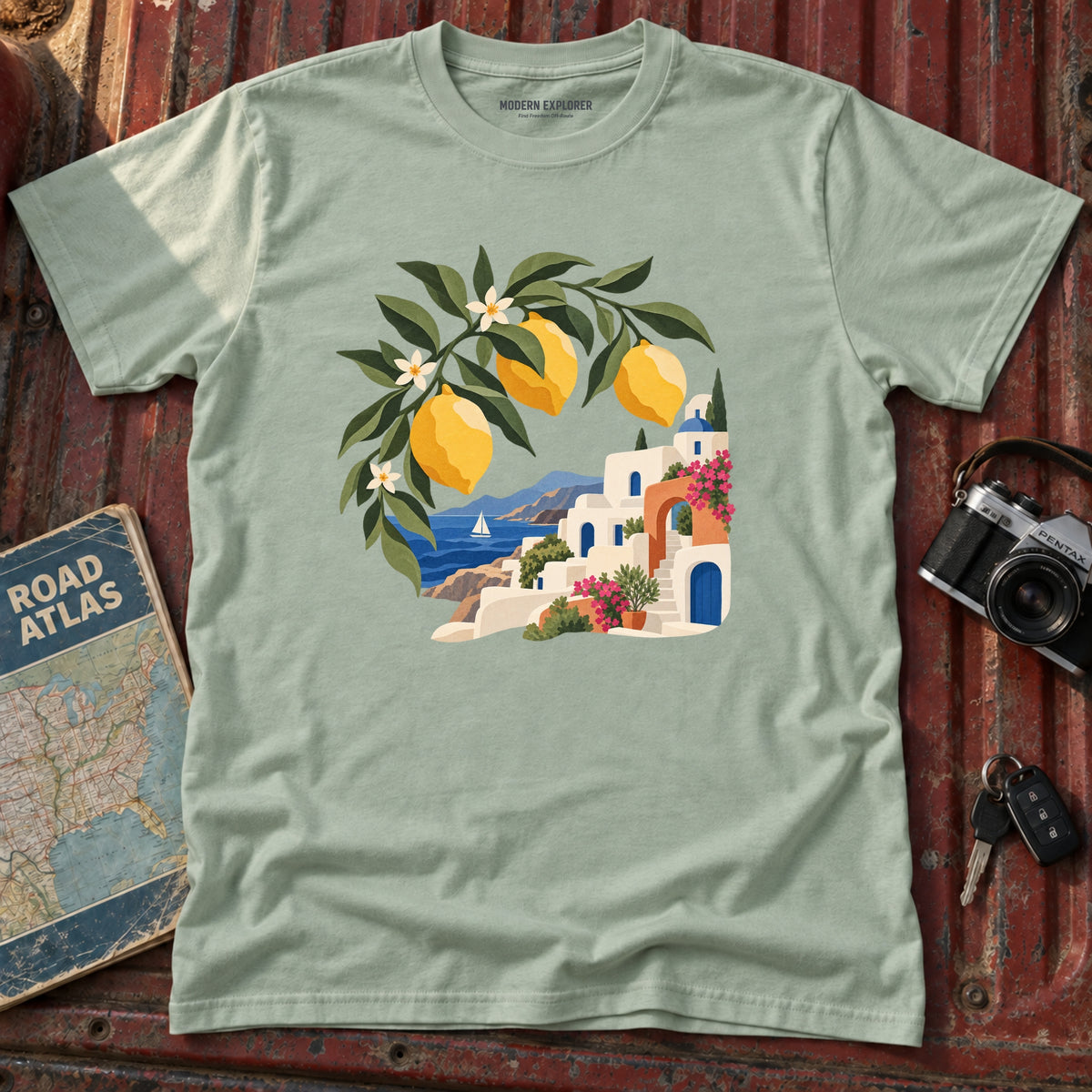 Mediterranean Lemon Grove Tee