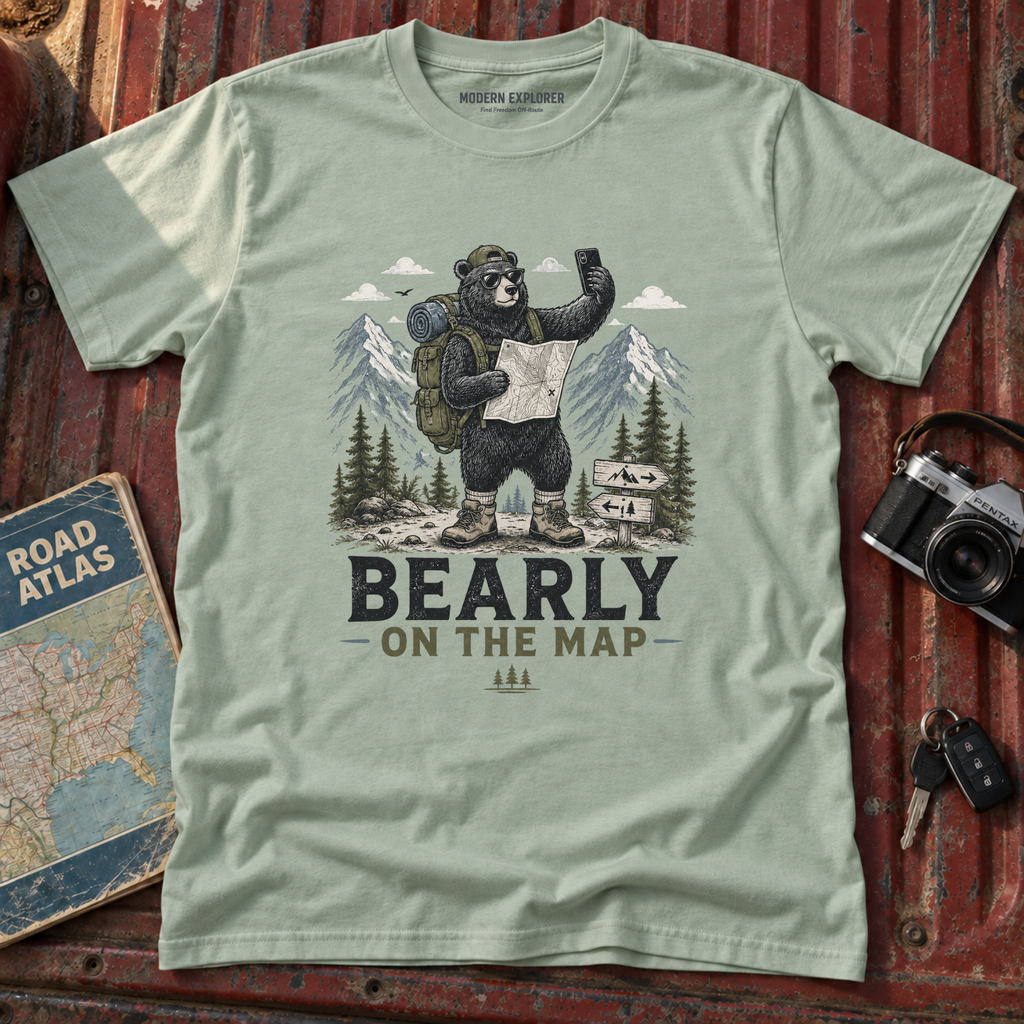 Bearly On the Map T-Shirt