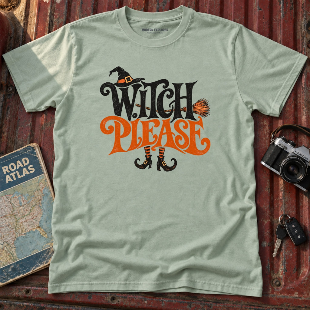 "Witch Please" Halloween Graphic Tee