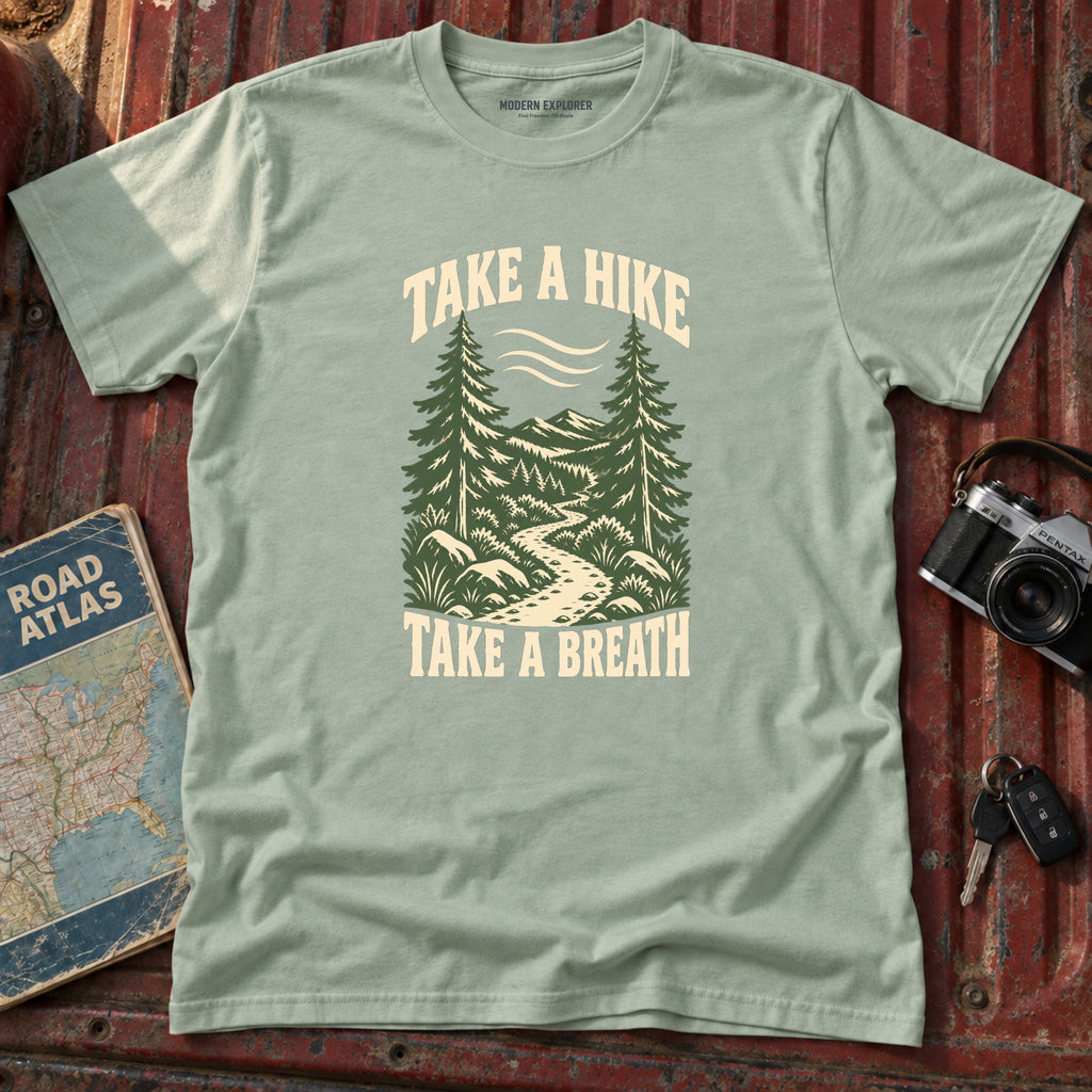 "Take a Hike Take a Breath" Graphic Tee