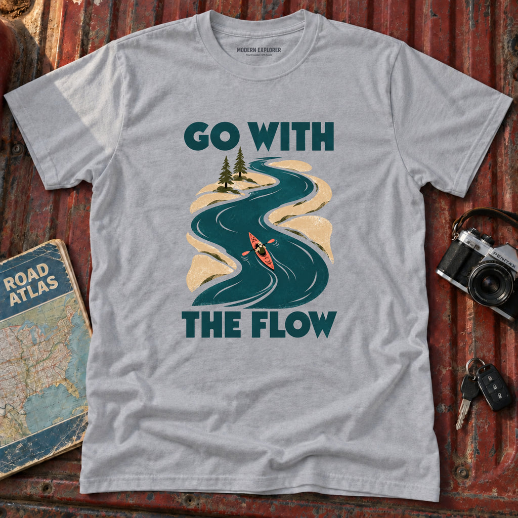 "Go With The Flow" Graphic Tee