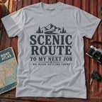 'Scenic Route' Mountain Road Graphic Tee