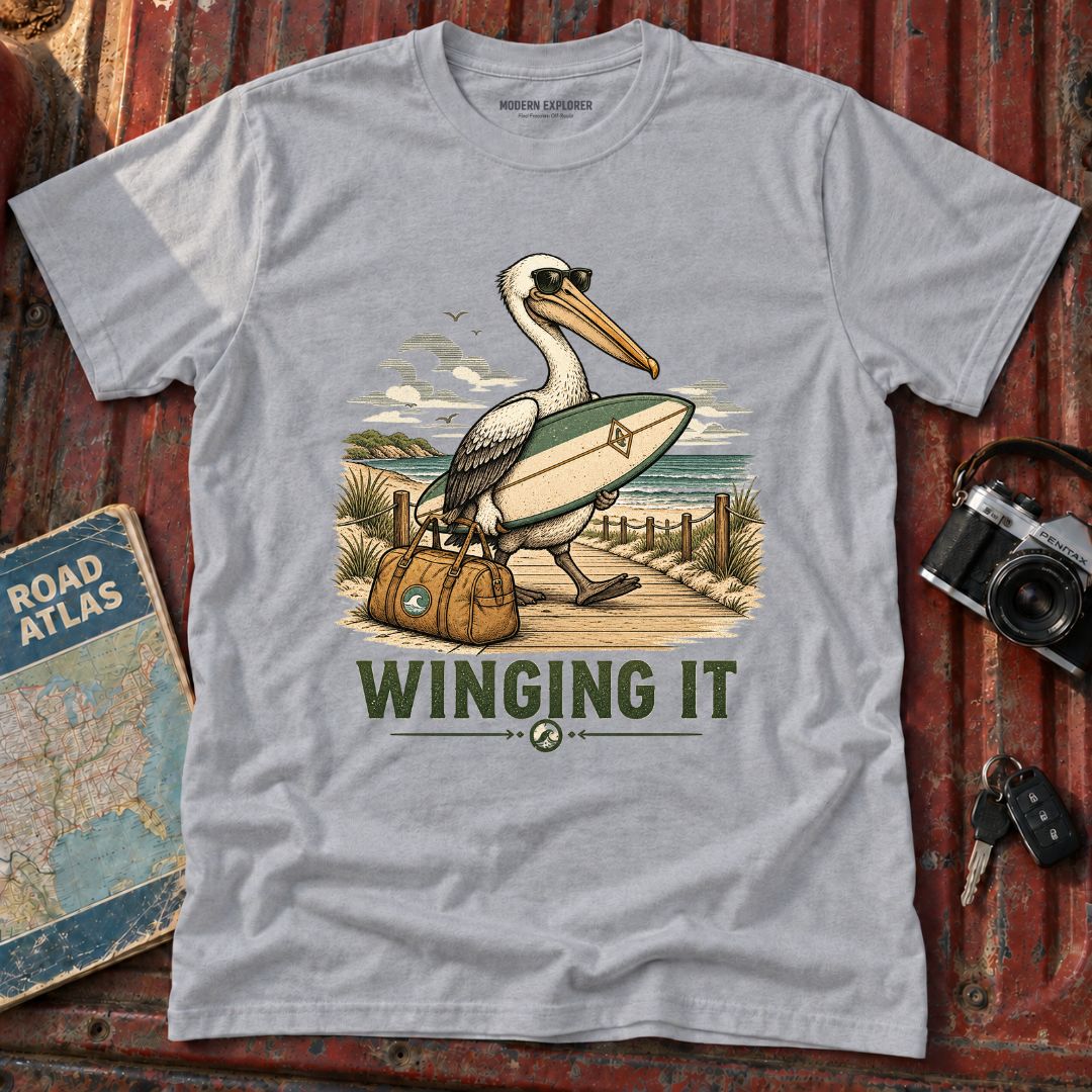 "Winging It" Beach Tee