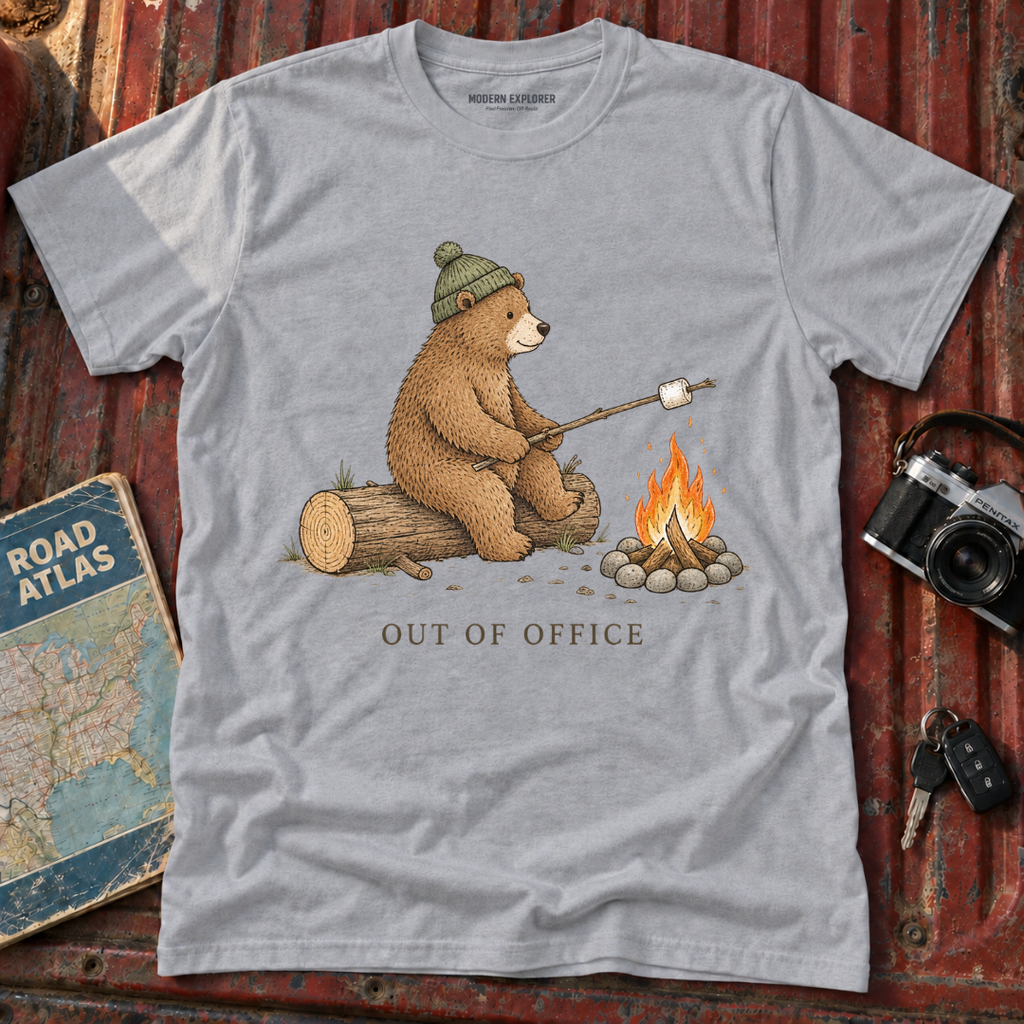 'Out of Office' Cozy Campfire Tee