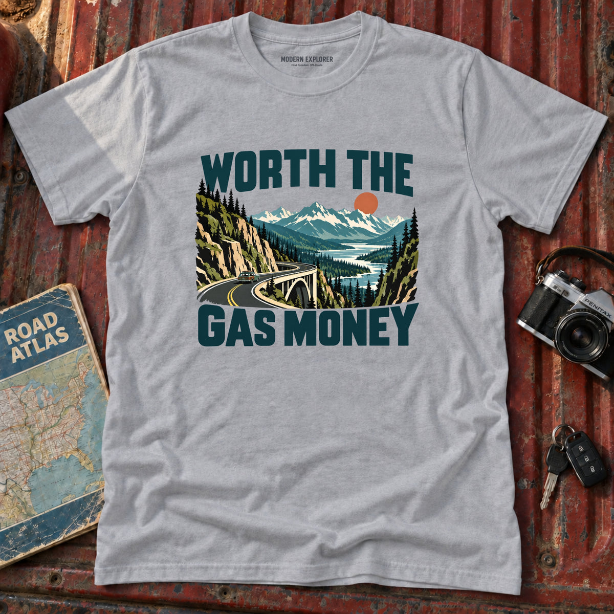 "Worth The Gas Money" Adventure Tee