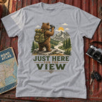 "Just Here for the View" Adventure Tee