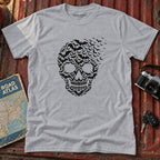 Midnight Swarm Skull Halloween Graphic Tee