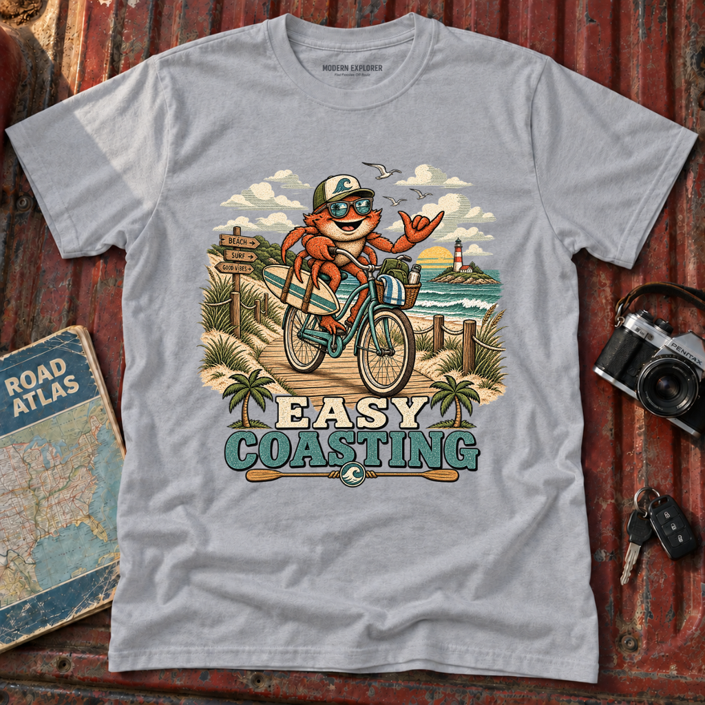 Easy Coasting Beach Graphic Tee