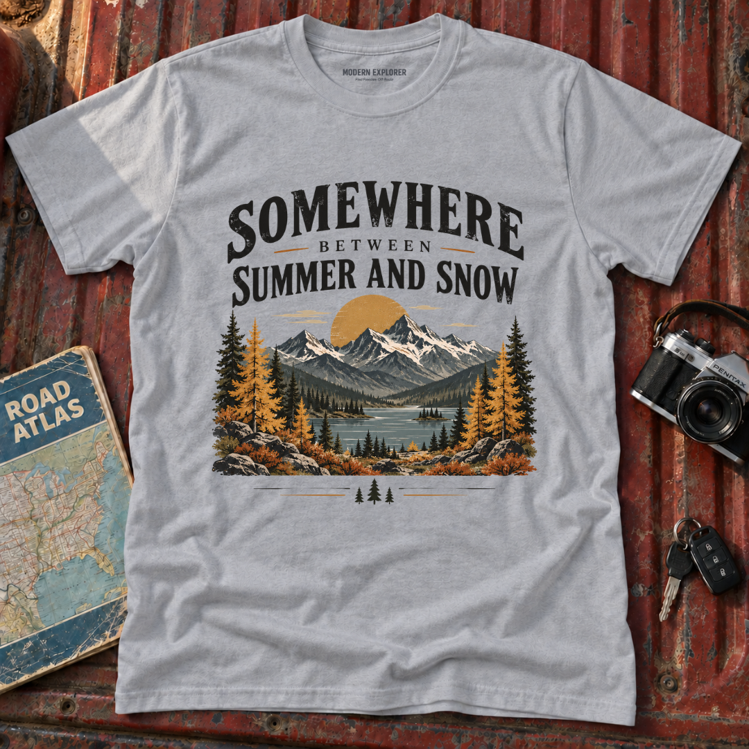Somewhere Between Summer and Snow Tee