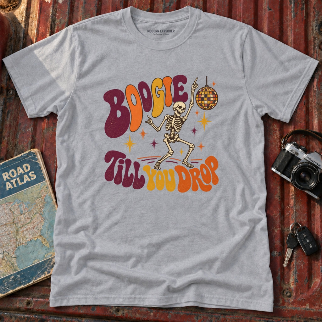 "Boogie Till You Drop" Halloween Graphic Tee