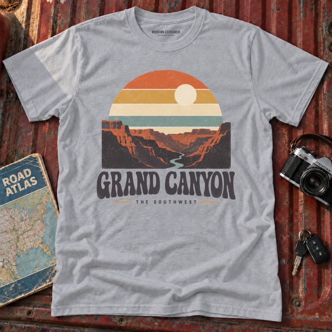 Grand Canyon Retro Sunset Tee