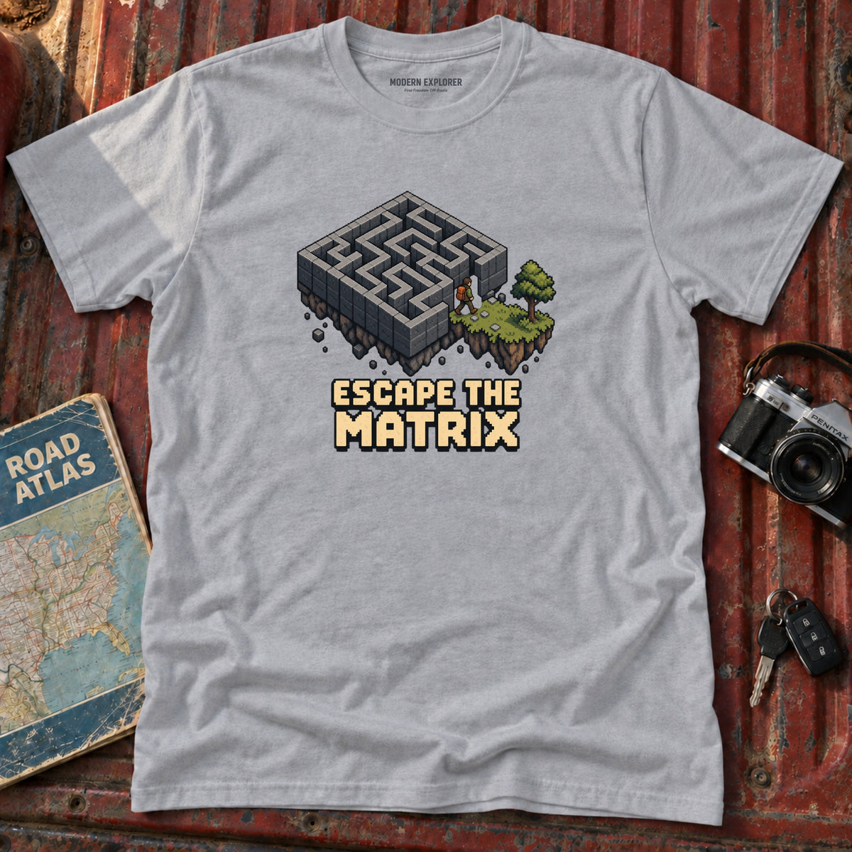 Matrix Maze Graphic Tee