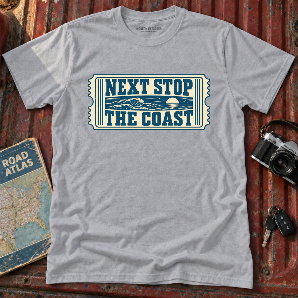 'Next Stop The Coast' Graphic Tee