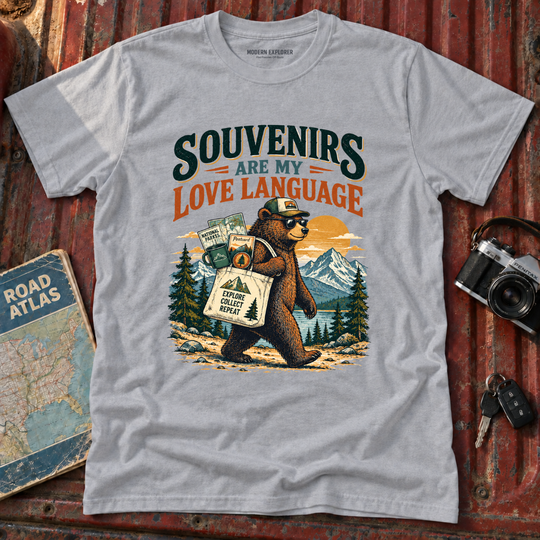 'Souvenirs Are My Love Language' Travel Graphic Tee