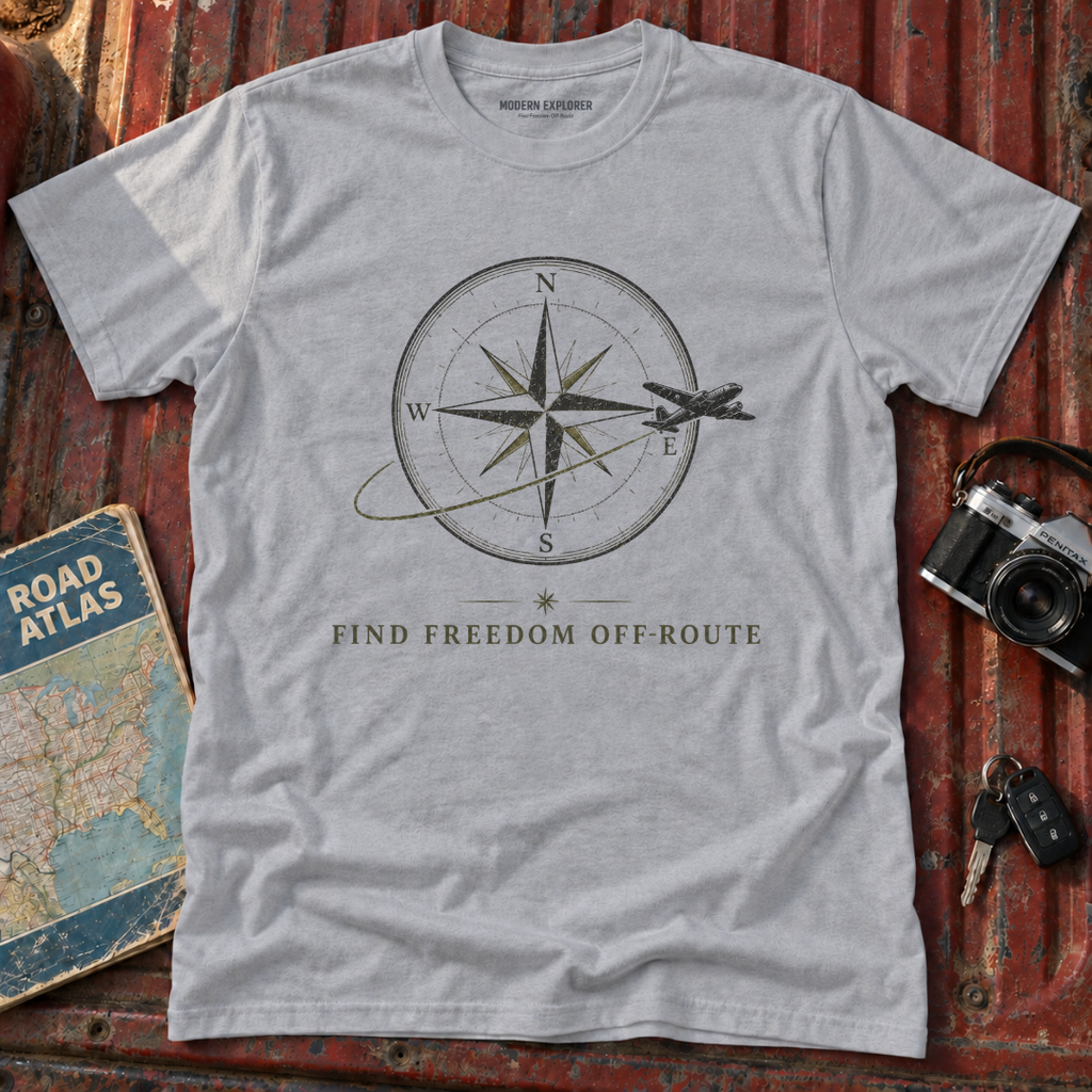 Find Freedom Off Route Travel Tee