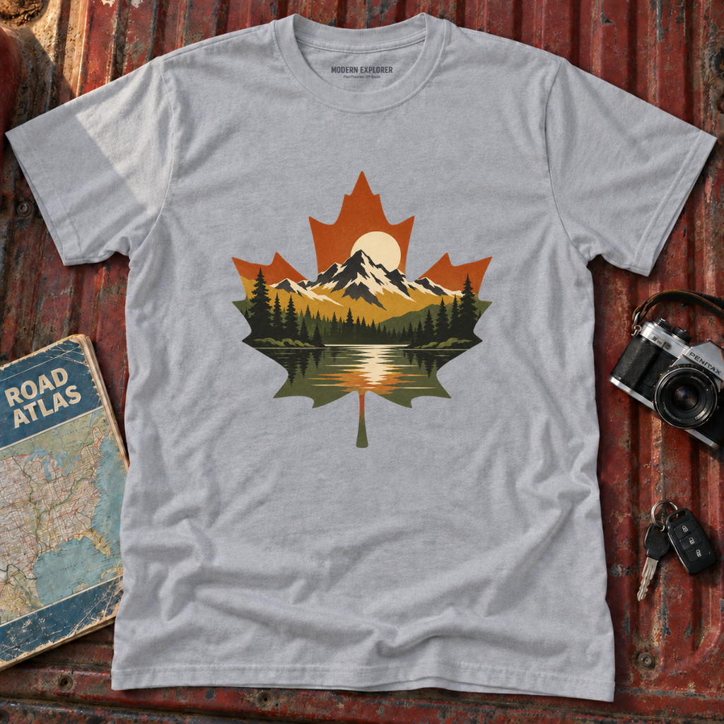 Maple Mountain Landscape T-Shirt
