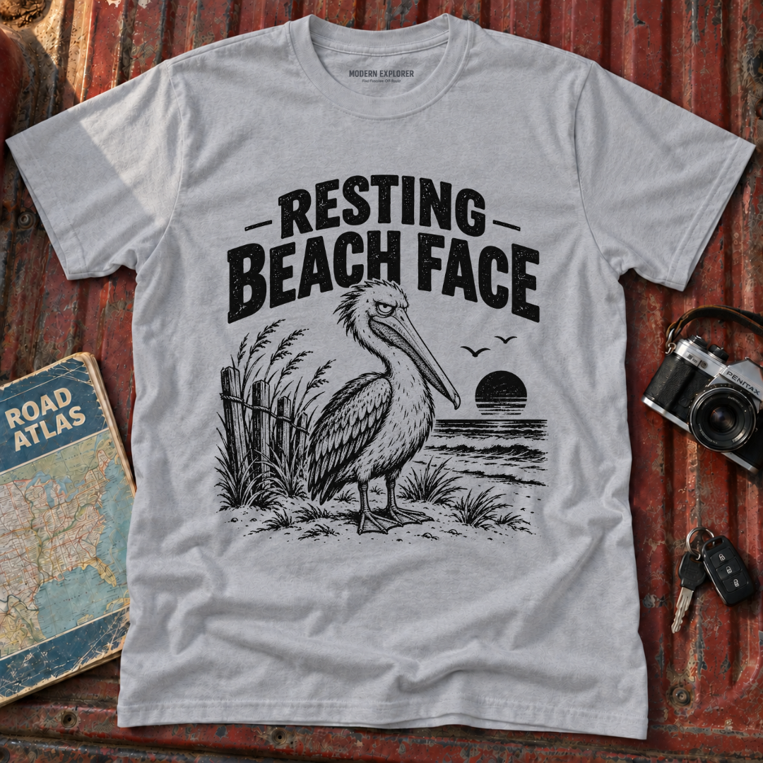 Resting Beach Face T-Shirt