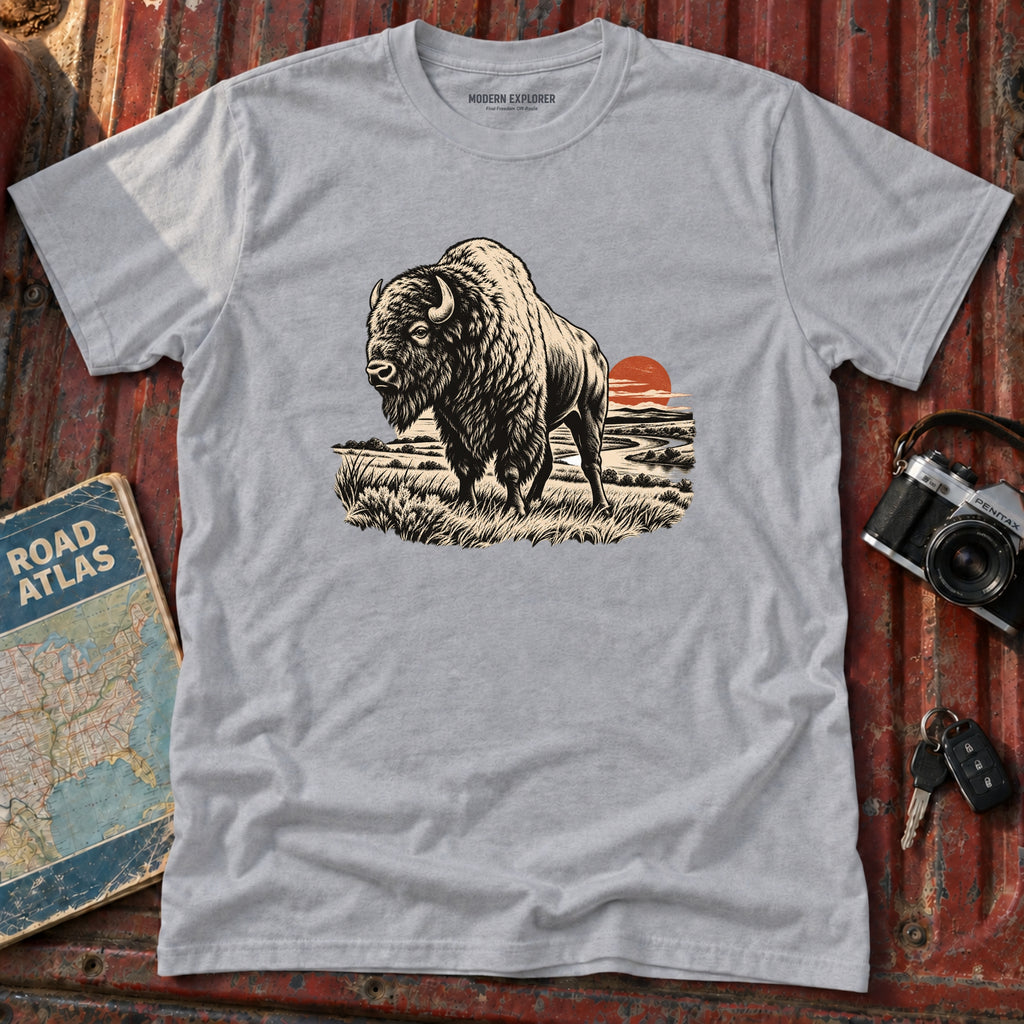 Roaming Plains Bison Tee