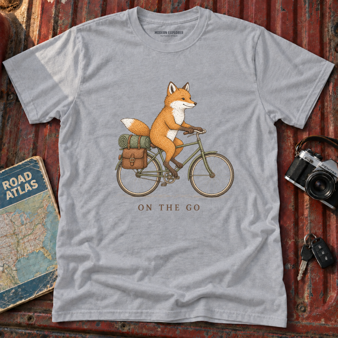 'On The Go' Adventure Fox Tee