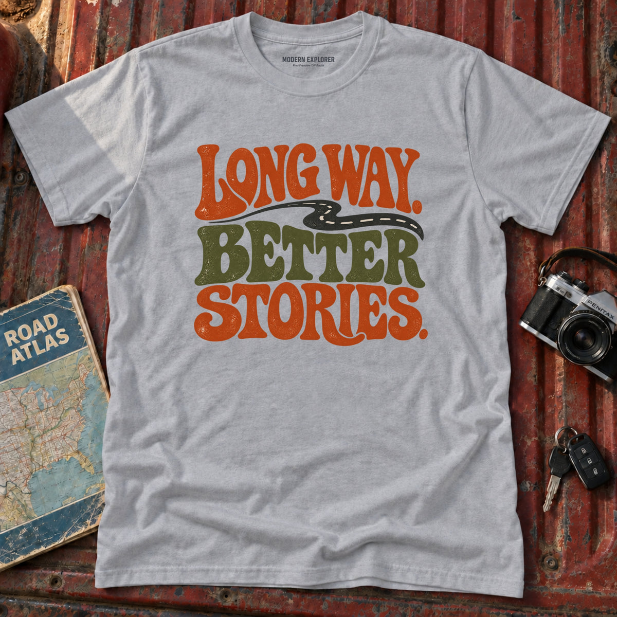 "Long Way Better Stories" Tee